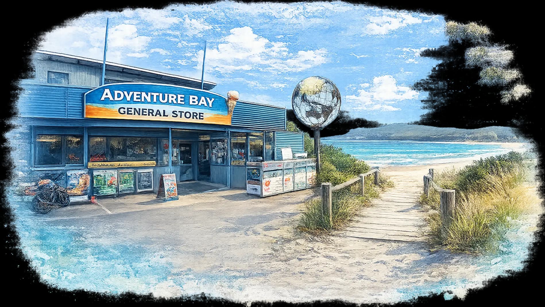 Adventure Bay Shop on Bruny Island - groceries, fuel, and essentials