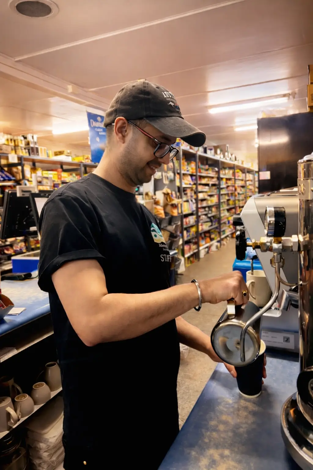 Barista-made coffee, ready when you are