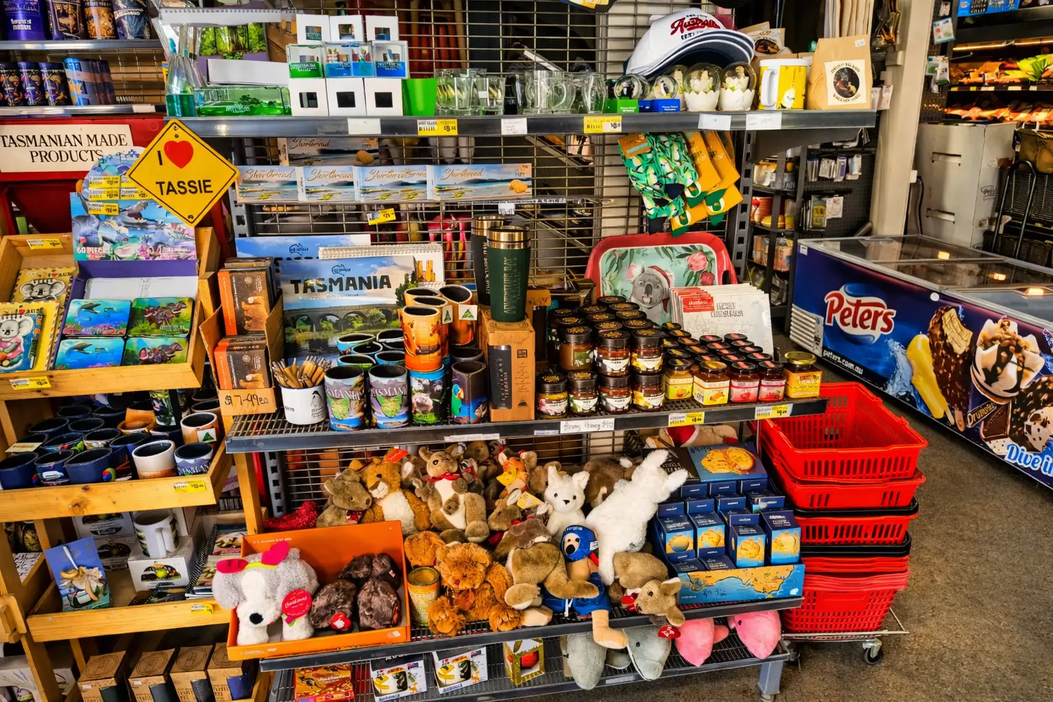 Local souvenirs and small gifts to take home